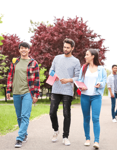 College Students Collaborating Digital Learning