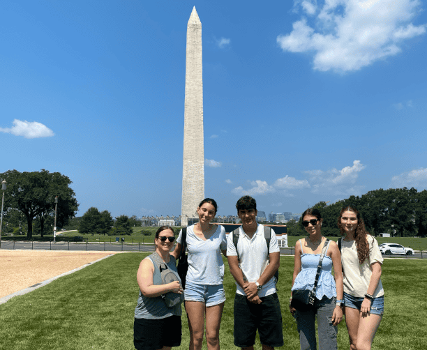 Group At Smithsonian Museum Elephant Exhibit