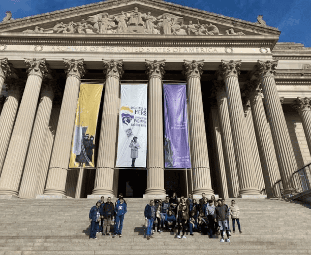 Group At Washington Monument
